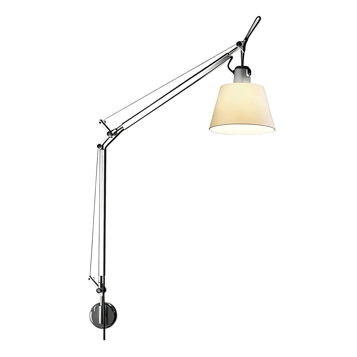 WOMO Mid Century Modern Swing Arm Wall Lamp-WM3204 — product view 7
