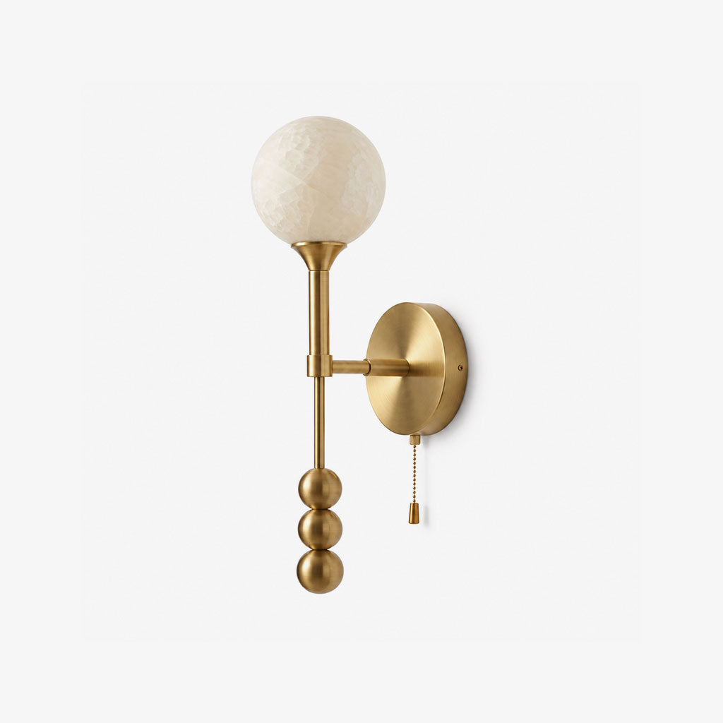 Abacus Alabaster Wall Sconce — product view 1
