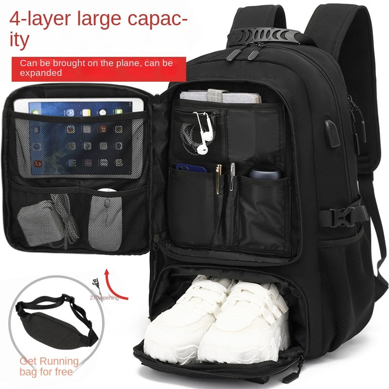 LoungeYard | Large Capacity Breathable Ultimate Travel Nomad Backpack — product view 1