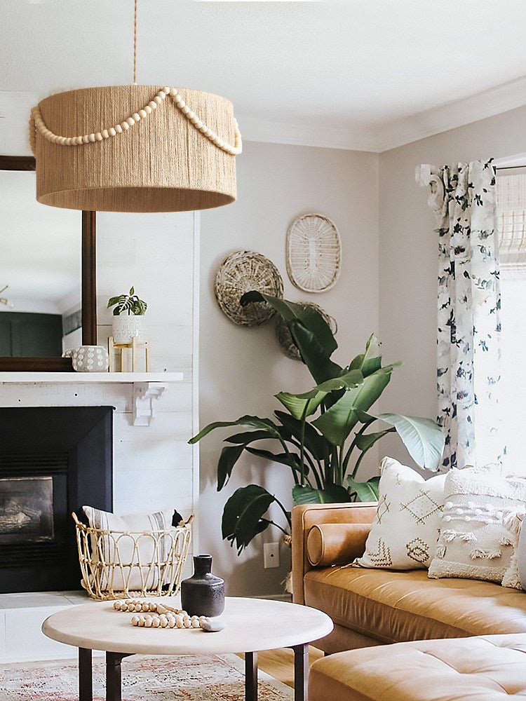 Acacia Rope Pendant Lamp — product view 3