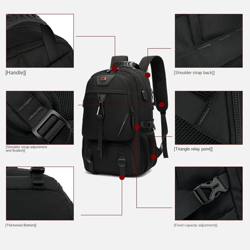 LoungeYard | Large Capacity Breathable Ultimate Travel Nomad Backpack — product view 4