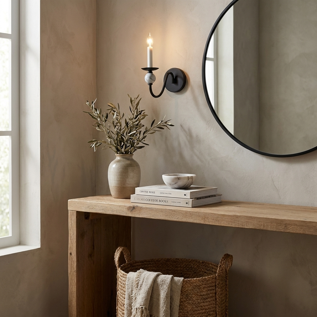 Adair Marble Ball Sconce — product view 4