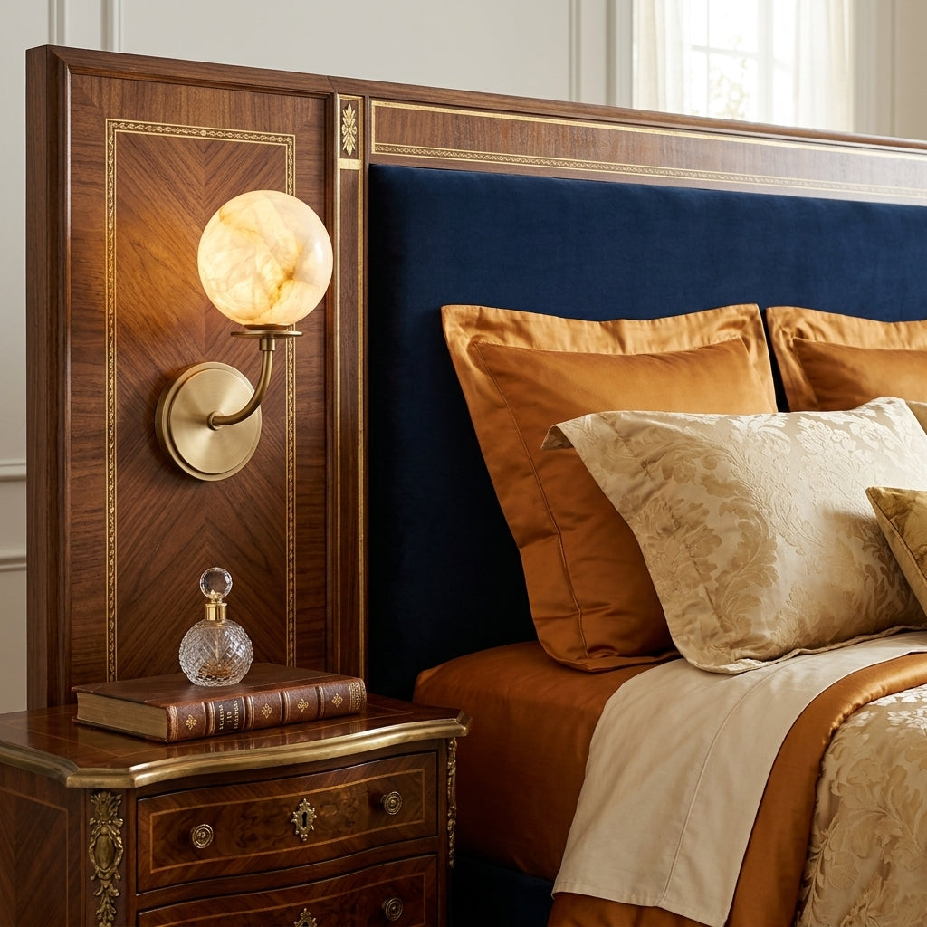 Adrienne Alabaster Wall Sconce — product view 2