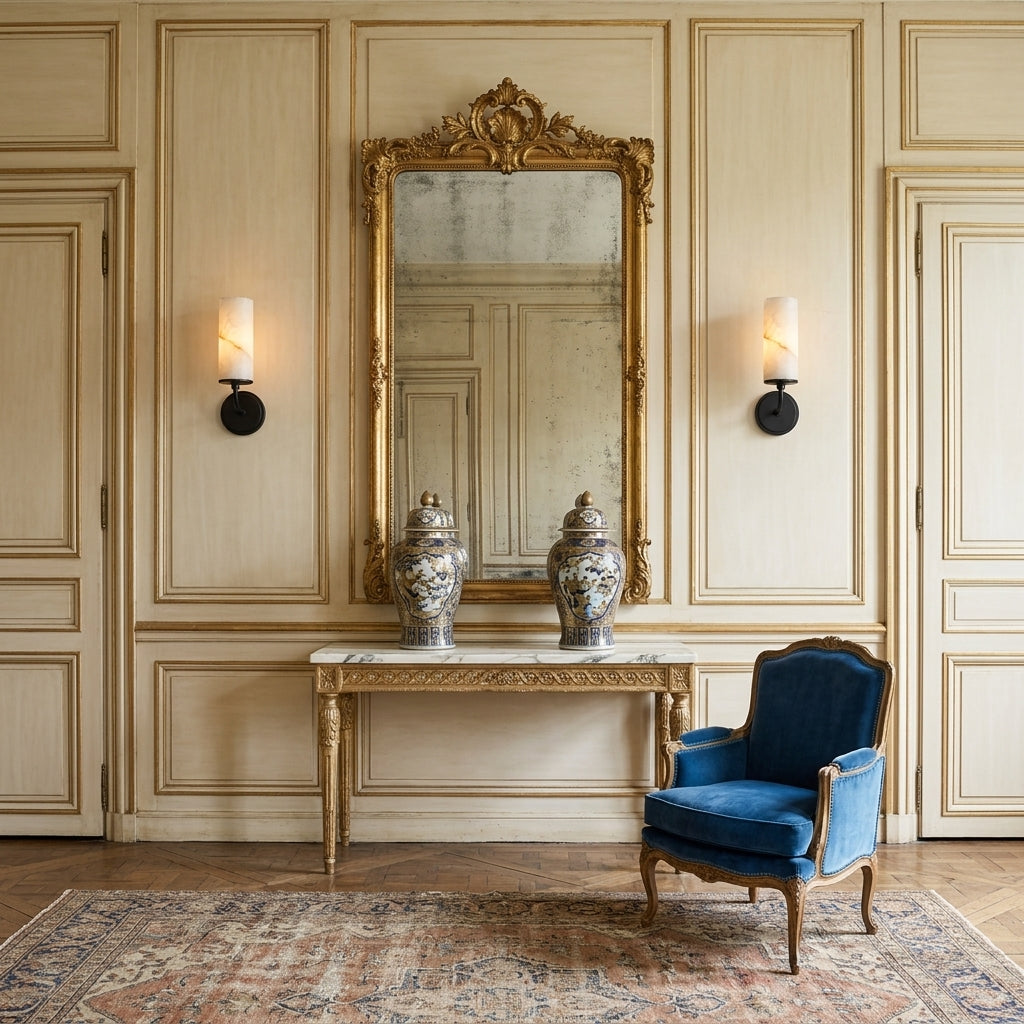 Adrienne Alabaster Wall Sconce — product view 3