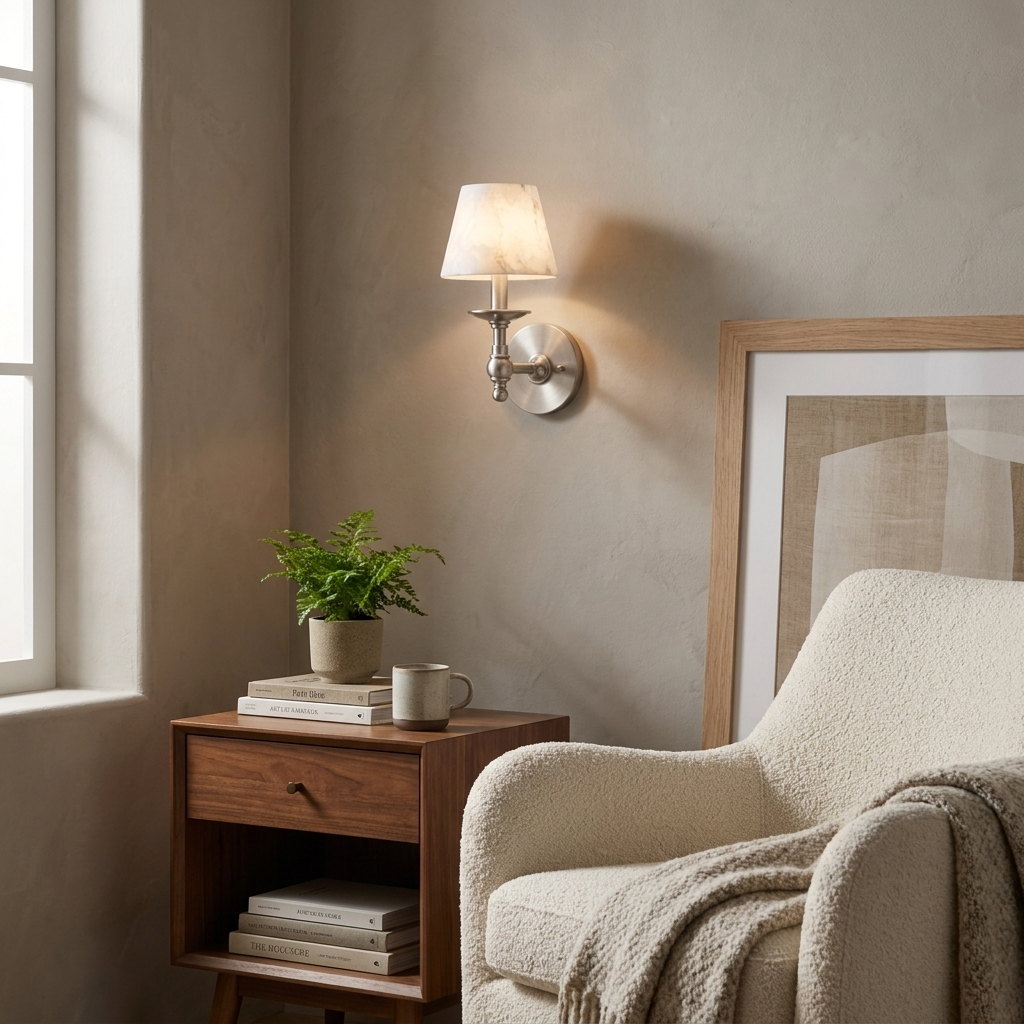 Ainsley Alabaster Wall Sconce — product view 2
