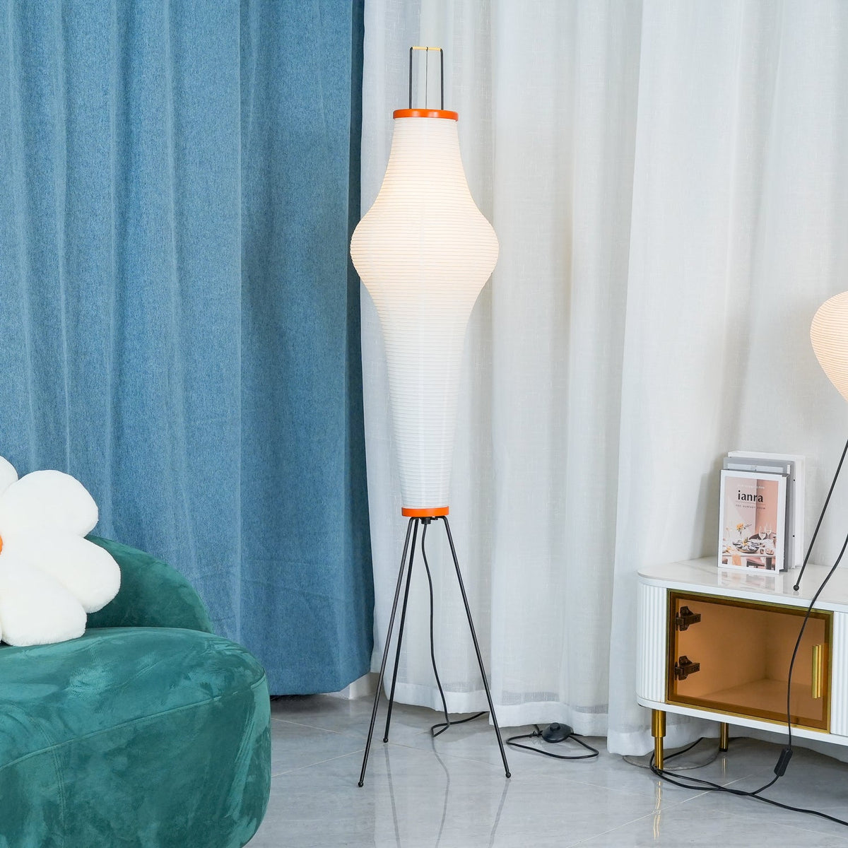 Washi Paper Floor Lamp — product view 4