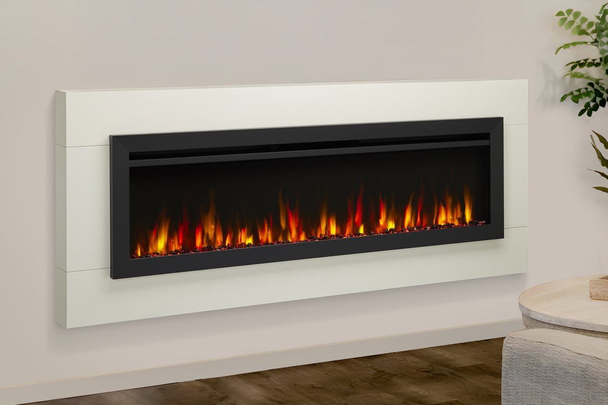 Simplifire Crestline Wall Mount Mantel Kit for Allusion Slim Fireplace (WMK-WH-ALLS50/60) — product view 1