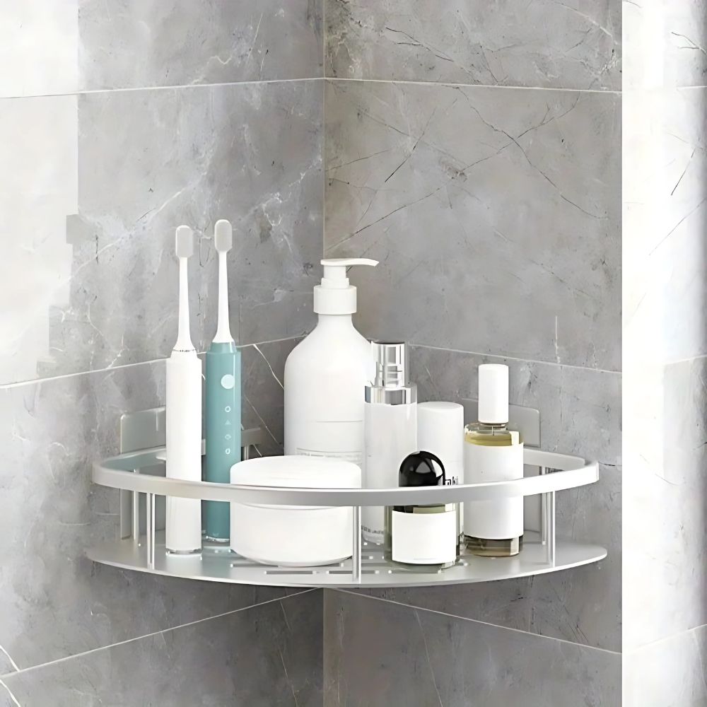LoungeYard | Aluminium Shower Shelf | Self-Adhesive, Rust-Free, Modern — product view 6