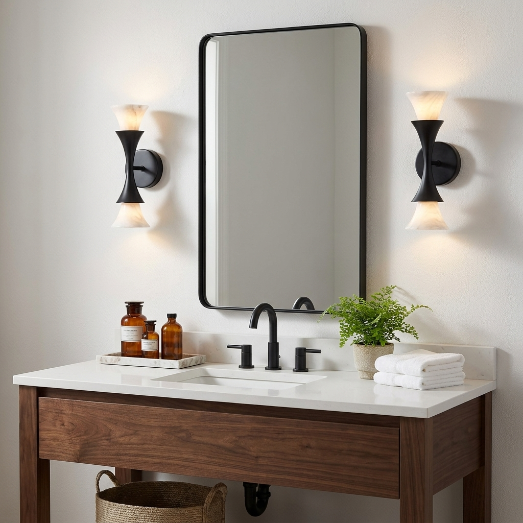 Amphora Alabaster Wall Sconce — product view 4