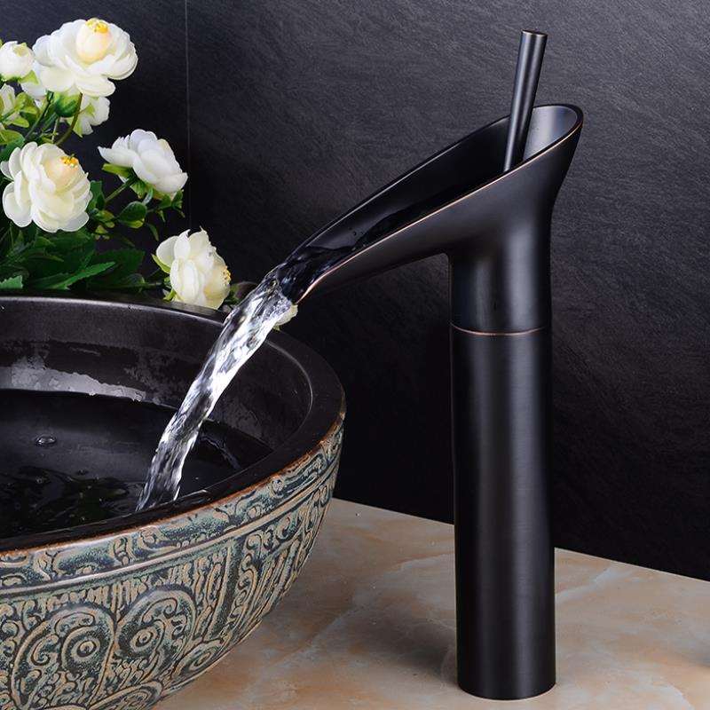 LoungeYard | Antique Waterfall | Bathroom Sink Faucet — product view 6