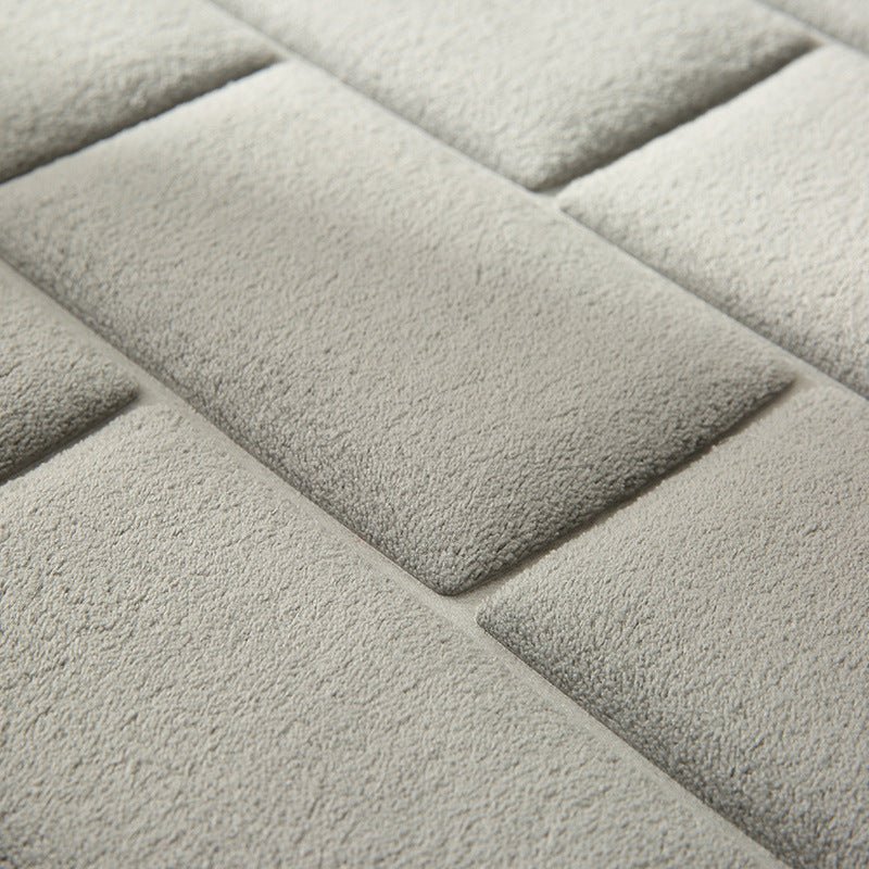 LoungeYard | Non-slip Bath Mat Beige Brick Pattern | Bath Mats — product view 2