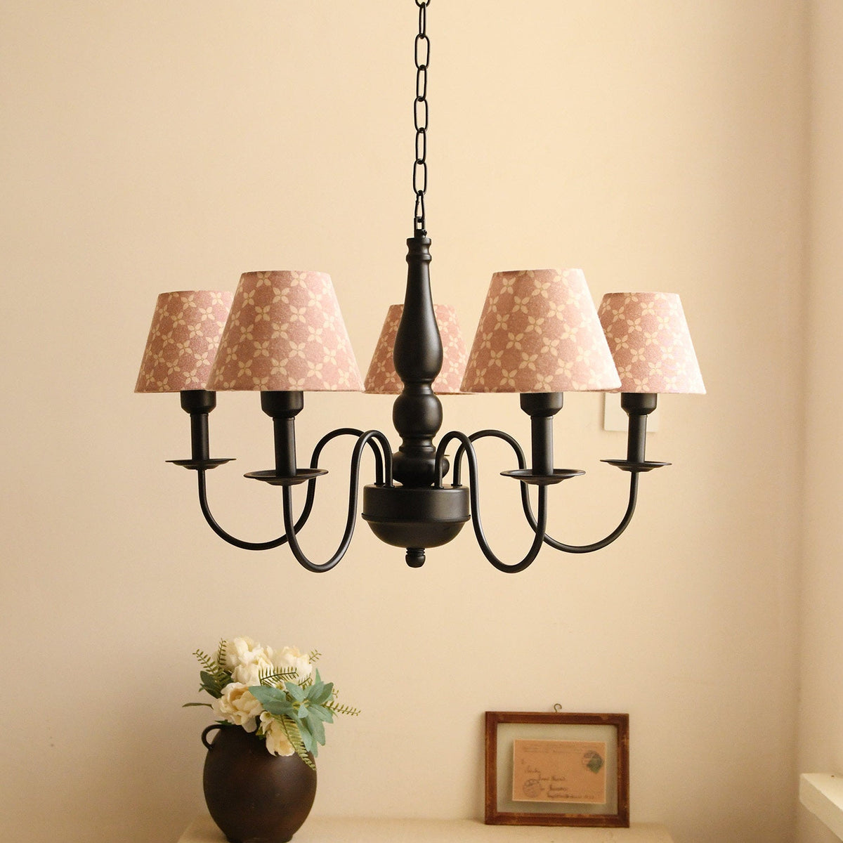 Aoni Floral Arm Chandelier — product view 7
