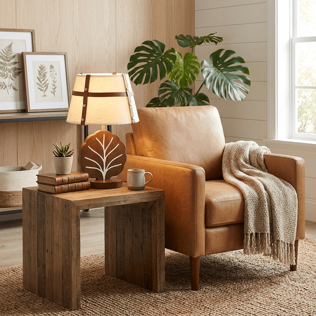 Arbor Ash Wood Table Lamp — product view 7