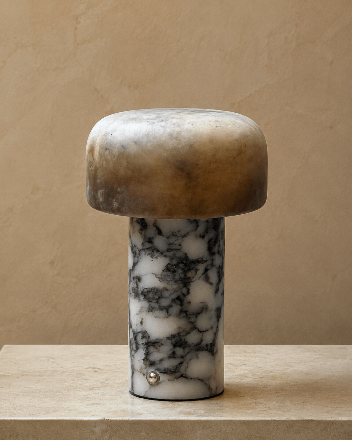 Asteria Natural Stone Rechargeable Table Lamp — product view 6