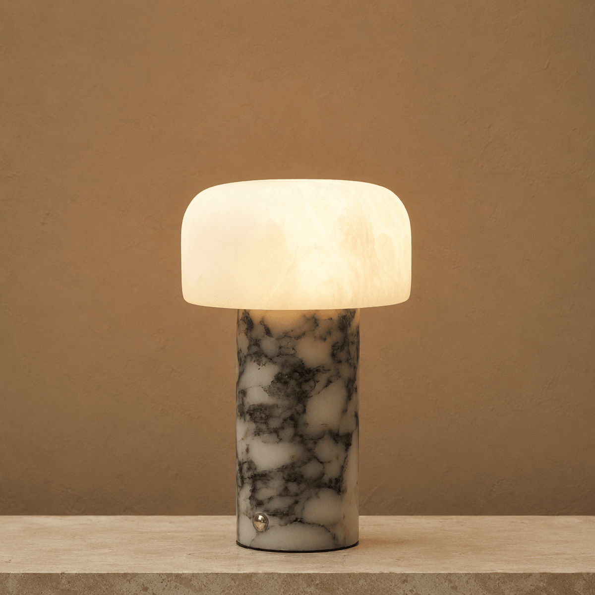 Asteria Natural Stone Rechargeable Table Lamp — product view 7