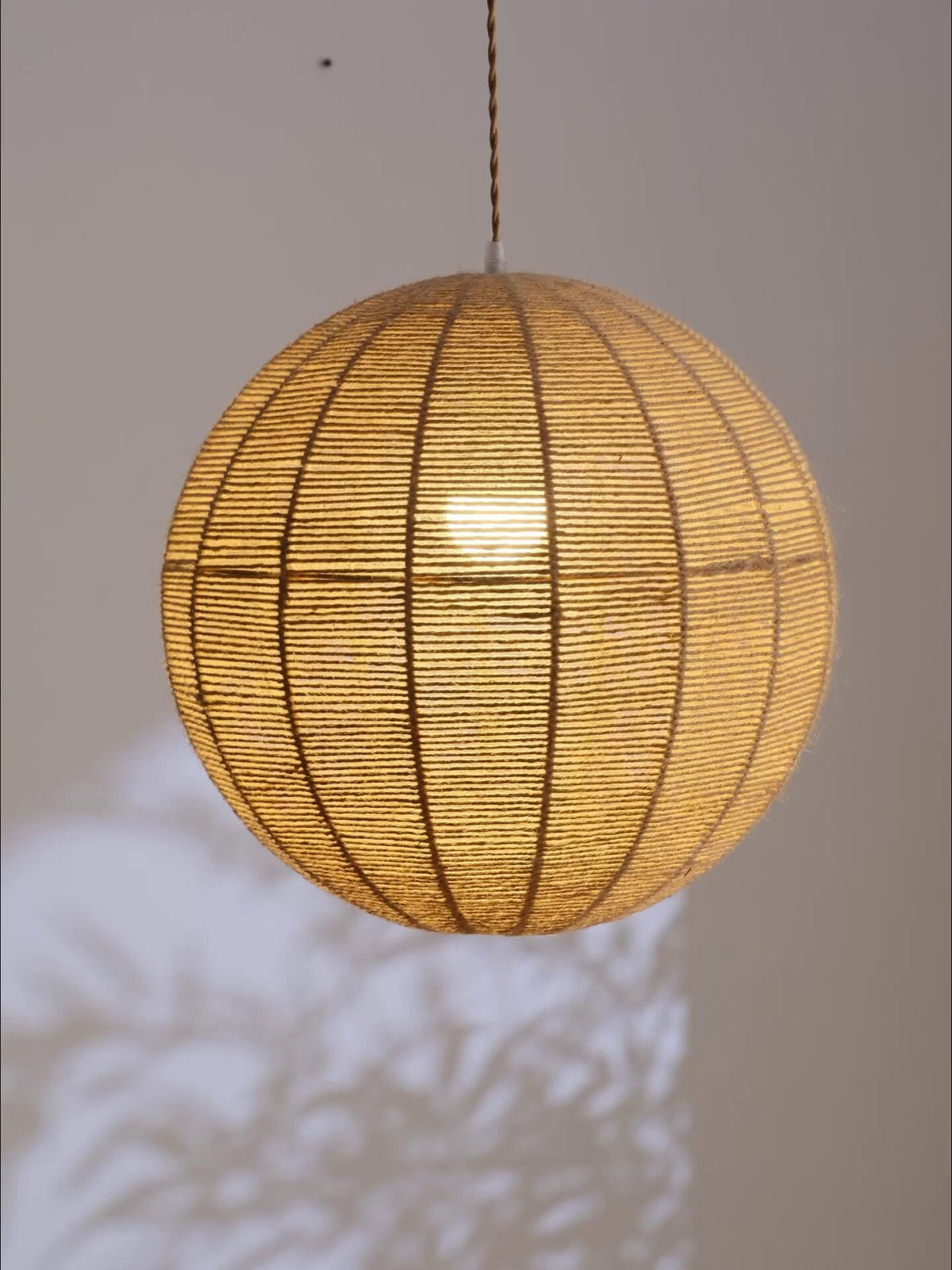 Atlas Rope Globe Pendant Lamp — product view 6