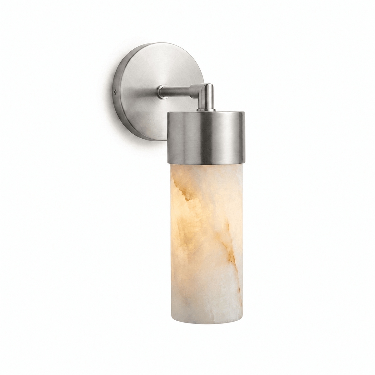 Aurelia Alabaster Cylinder Wall Sconce — product view 5