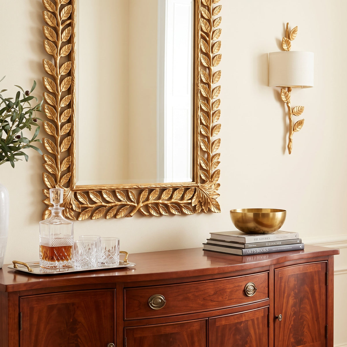 Auretta Leaf Wall Sconce — product view 4