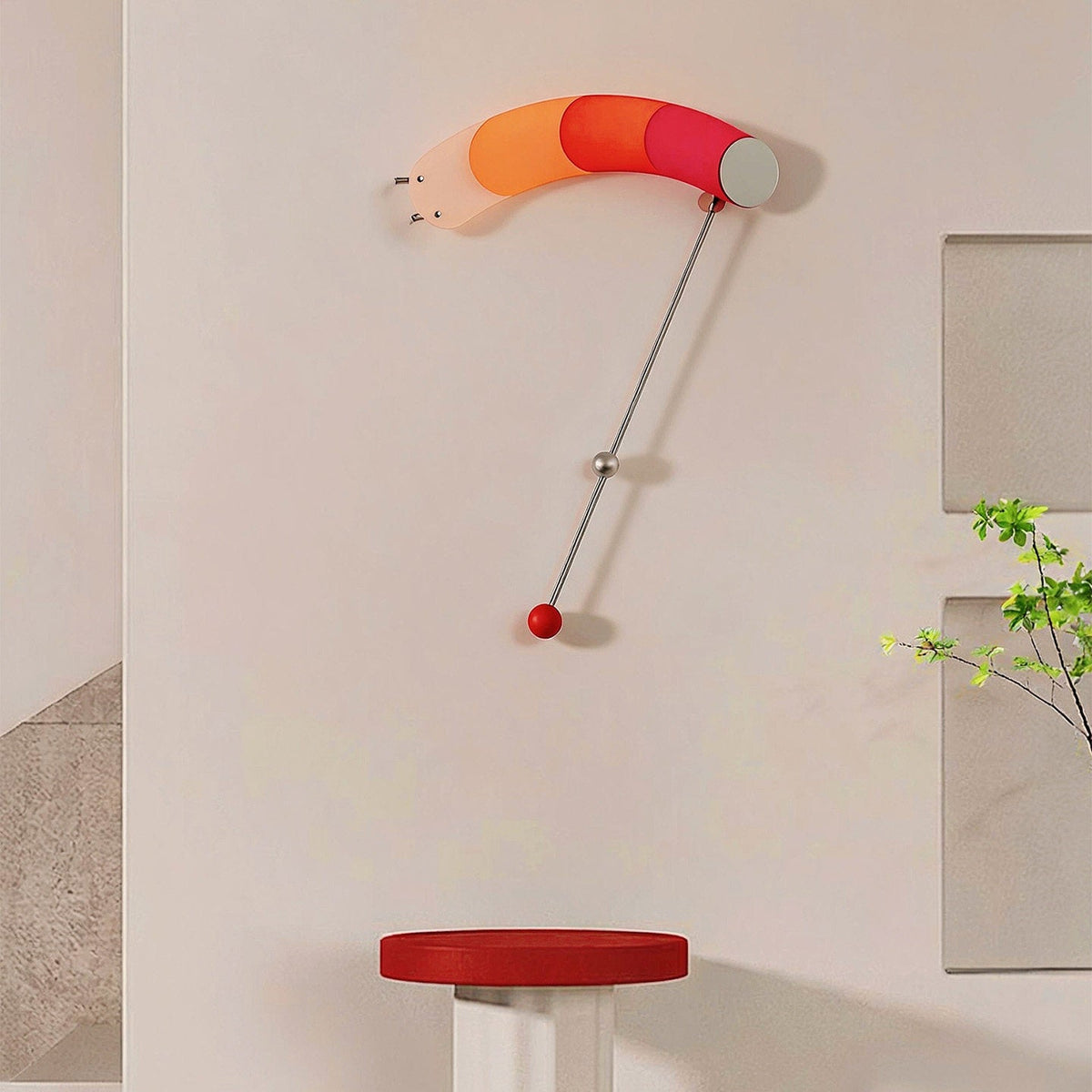 Aurora Gradient Arc Wall Sconce — product view 6