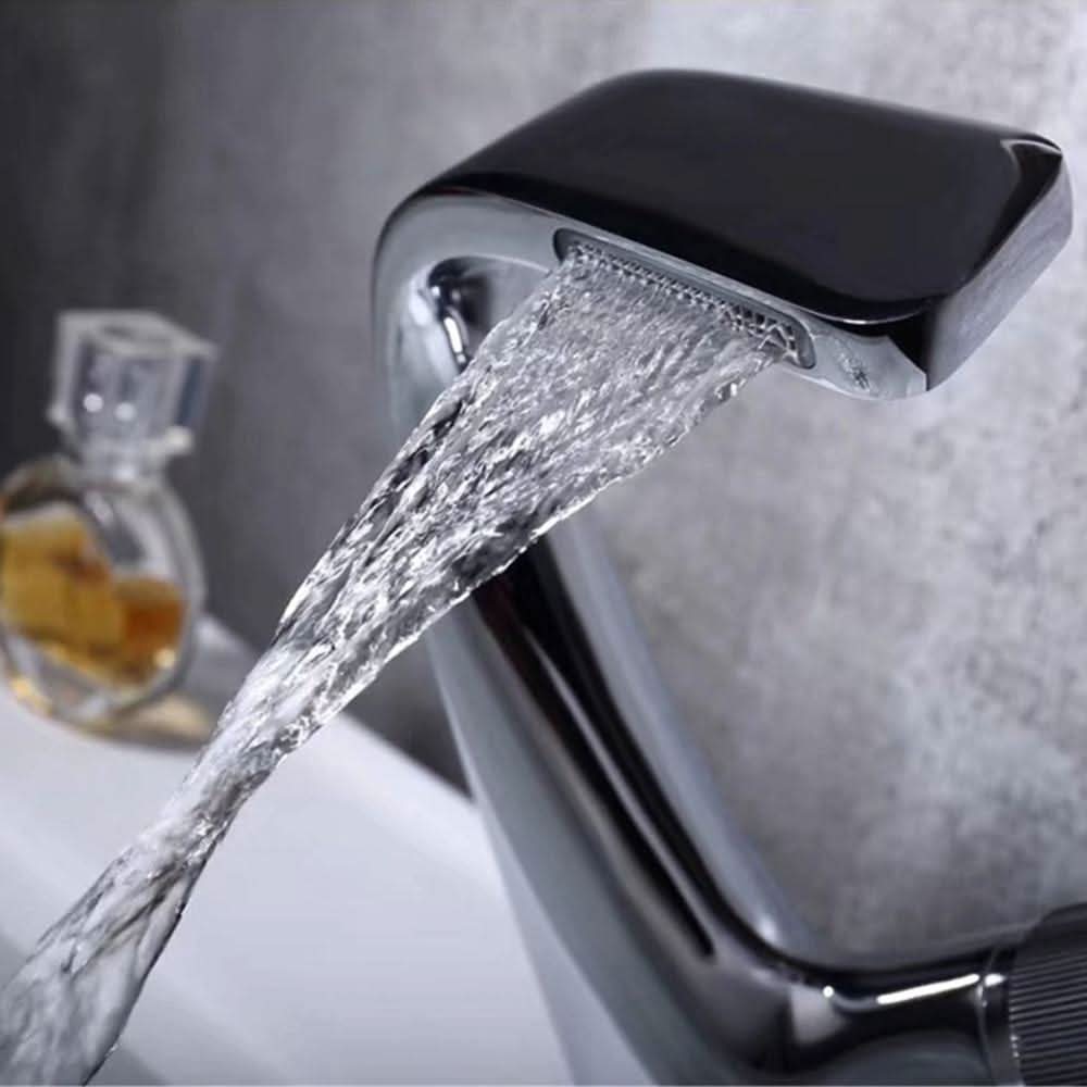 LoungeYard | Modern Bathroom Sink Mixer Faucet – Stylish Chrome Tap — product view 6