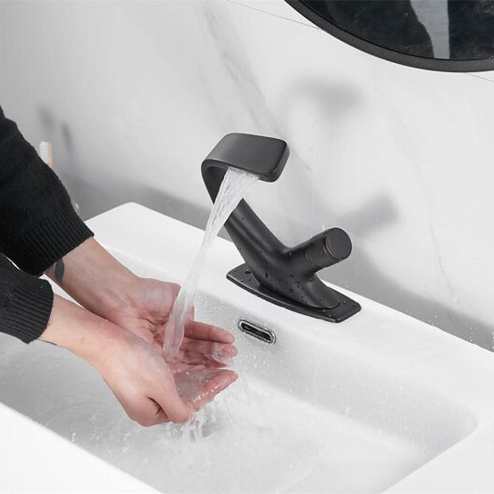 LoungeYard | Modern Bathroom Sink Mixer Faucet – Stylish Chrome Tap — product view 4