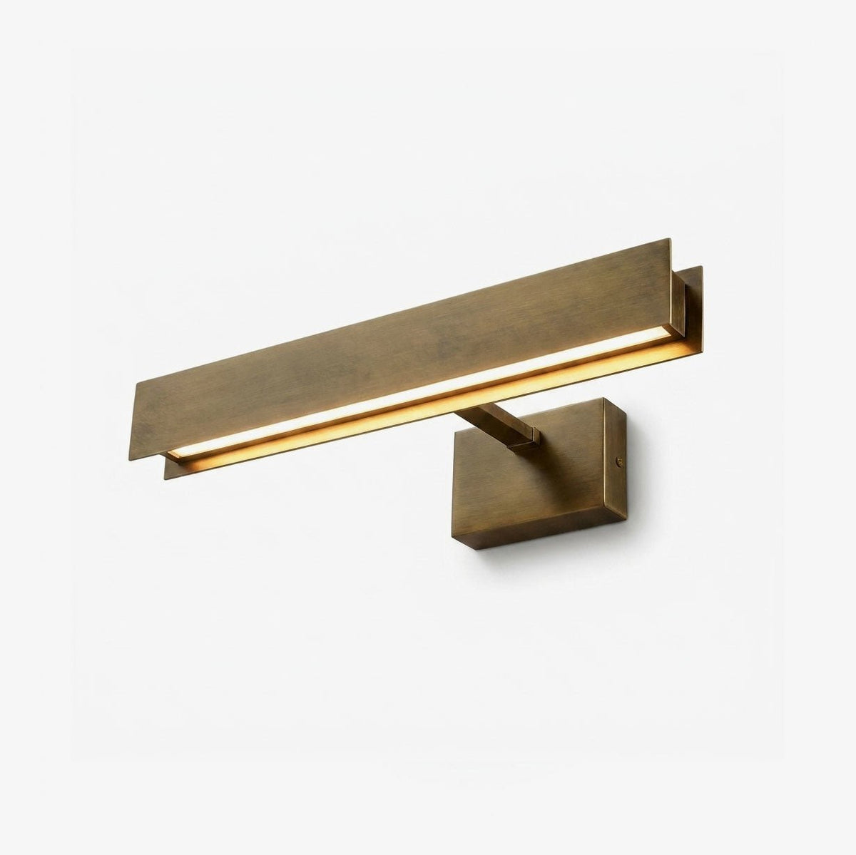 Aveline Vintage Brass LED Picture Light — product view 1