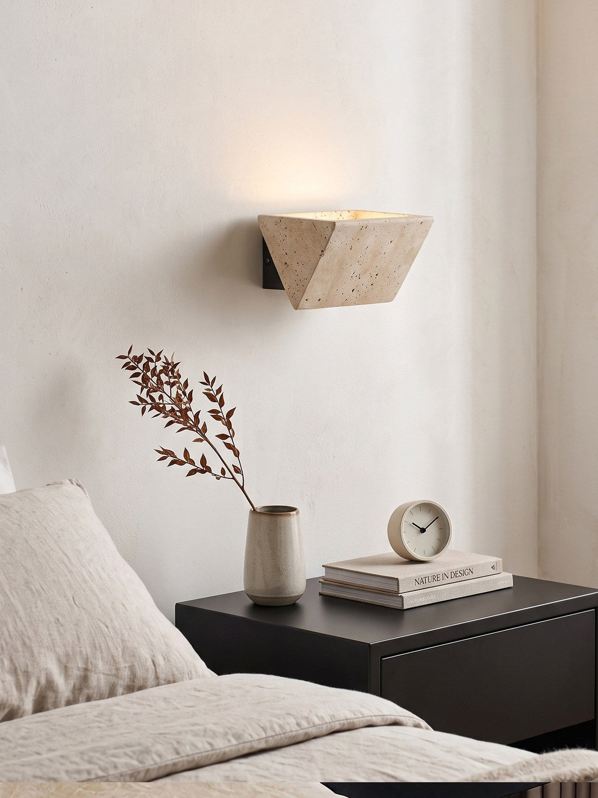 Aven Travertine Wall Sconce — product view 4