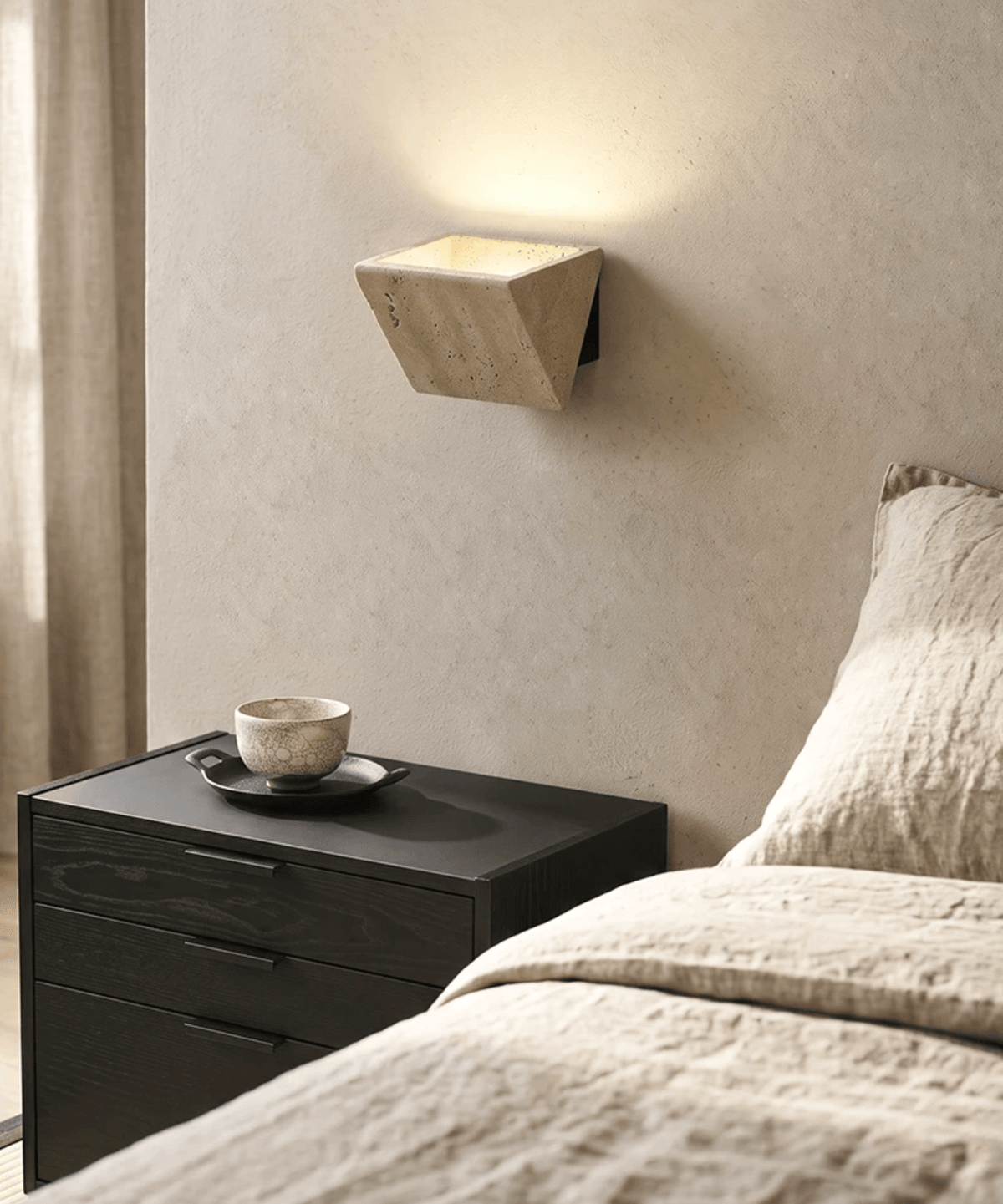 Aven Travertine Wall Sconce — product view 7
