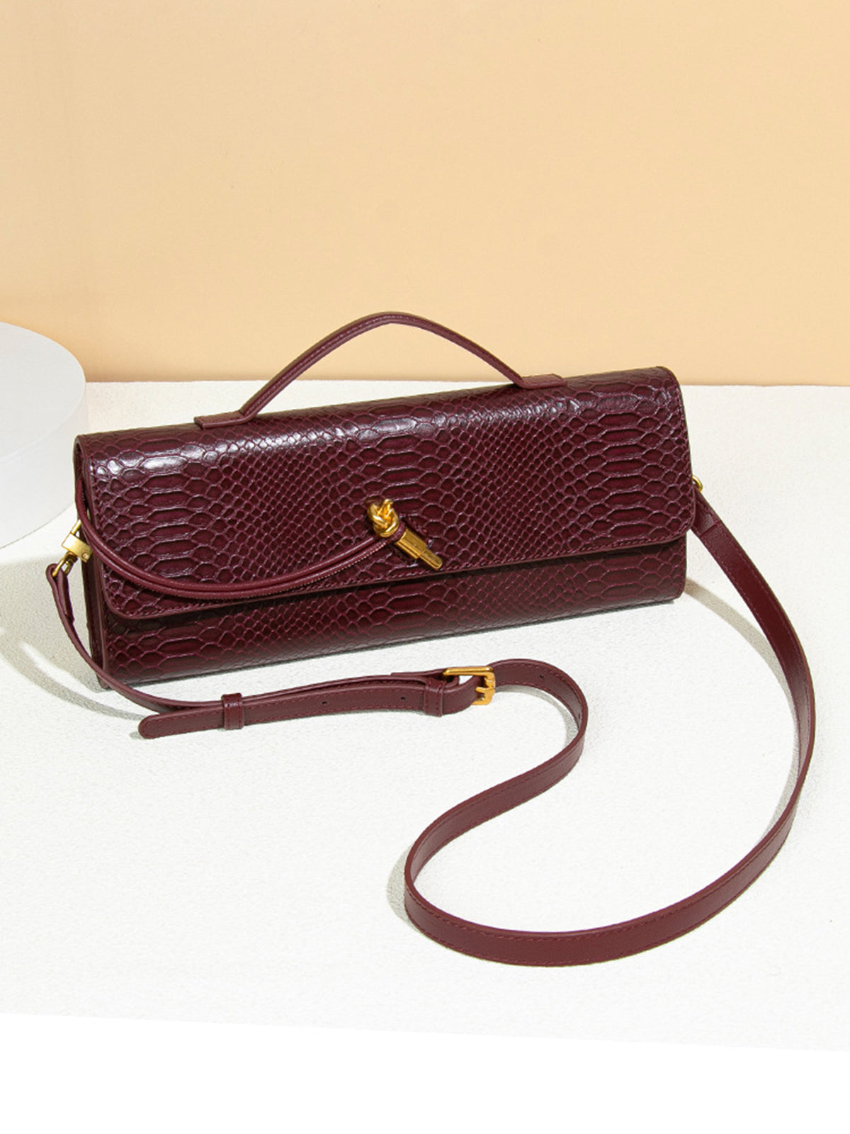 LoungeYard | Ladies Shoulder Bag Black One Size Polyurethane — product view 3