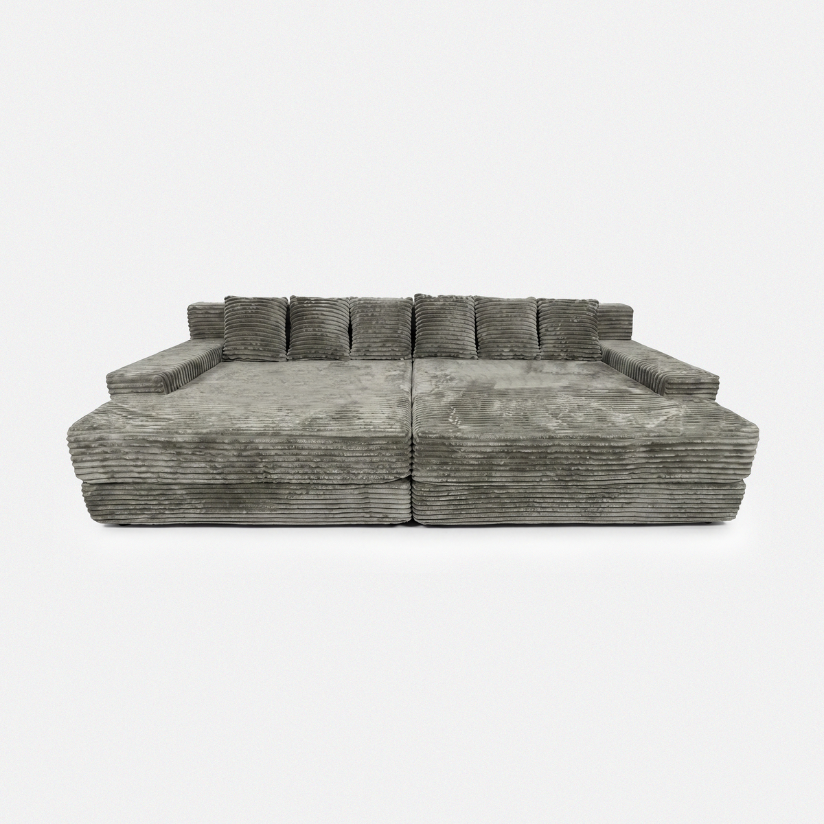 Lune Corduroy Horizon Sectional Sofa — product view 1