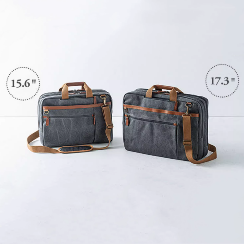 LoungeYard | Retro Casual Crossbody Backpack With Laptop Compartment — product view 3