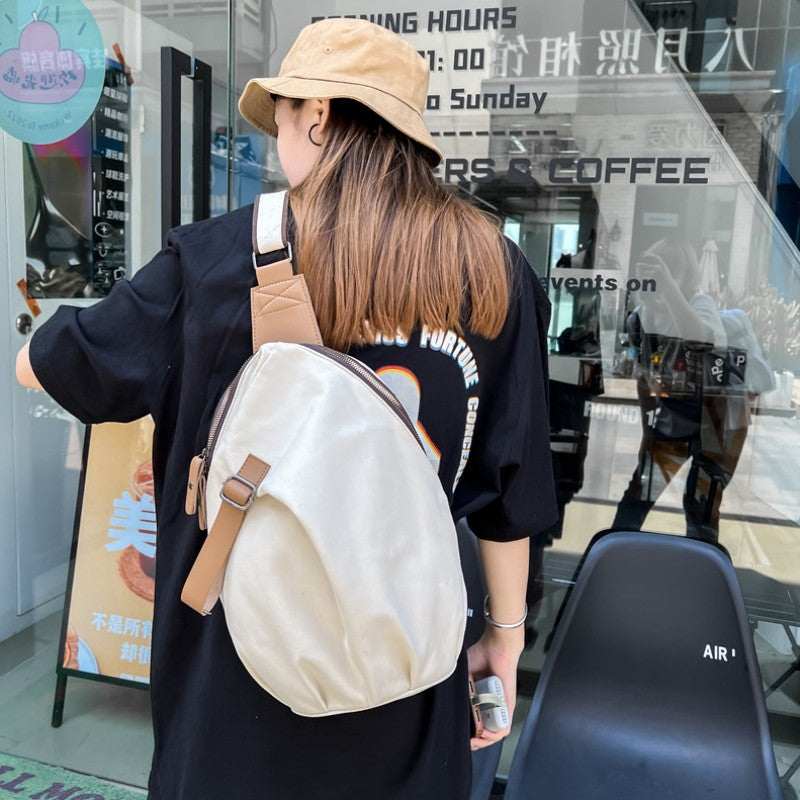 LoungeYard | Canvas Casual Minimalist Large Capacity Single Shoulder Sling Bag — product view 5