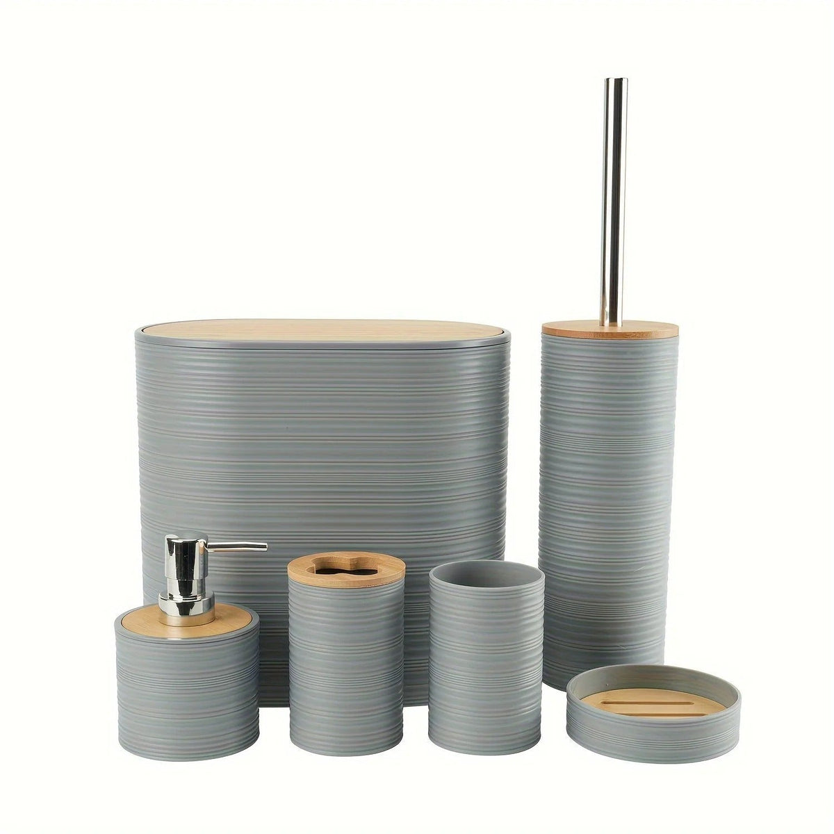 LoungeYard | Bathroom Set 6-piece | Elegant Accessories for Your Bath — product view 4