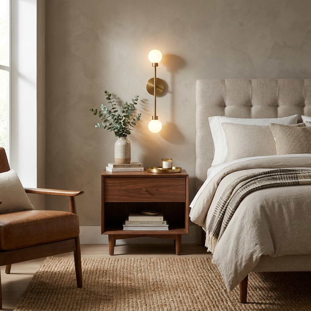 Barbell Alabaster Wall Sconce — product view 4