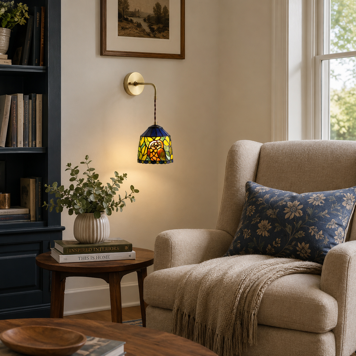 Barnaby Glass Wall Sconce — product view 2