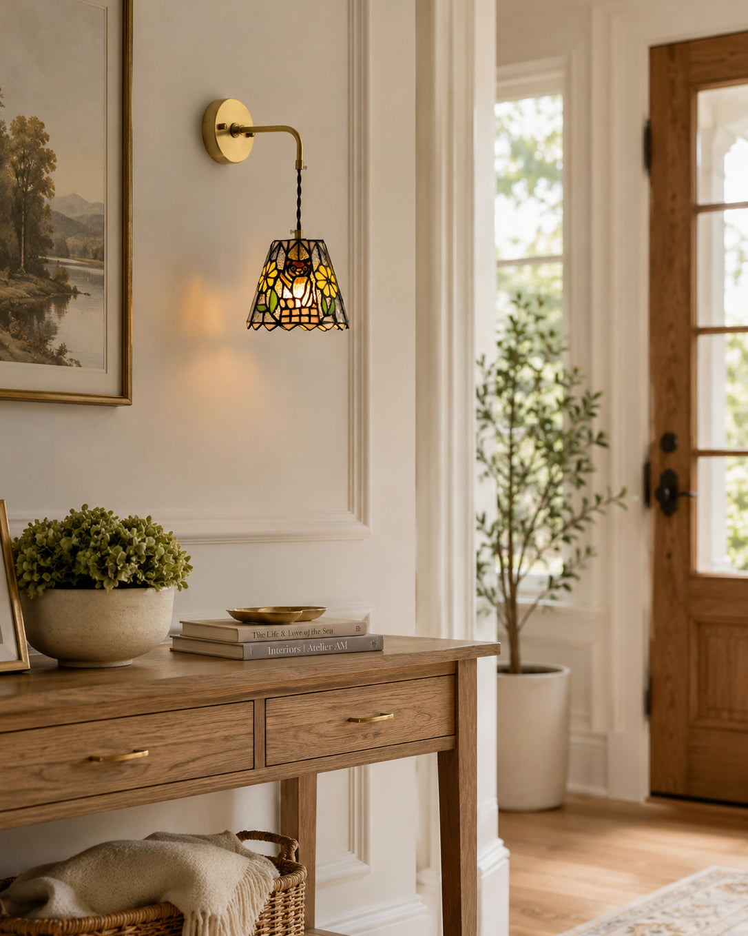 Barnaby Glass Wall Sconce — product view 7