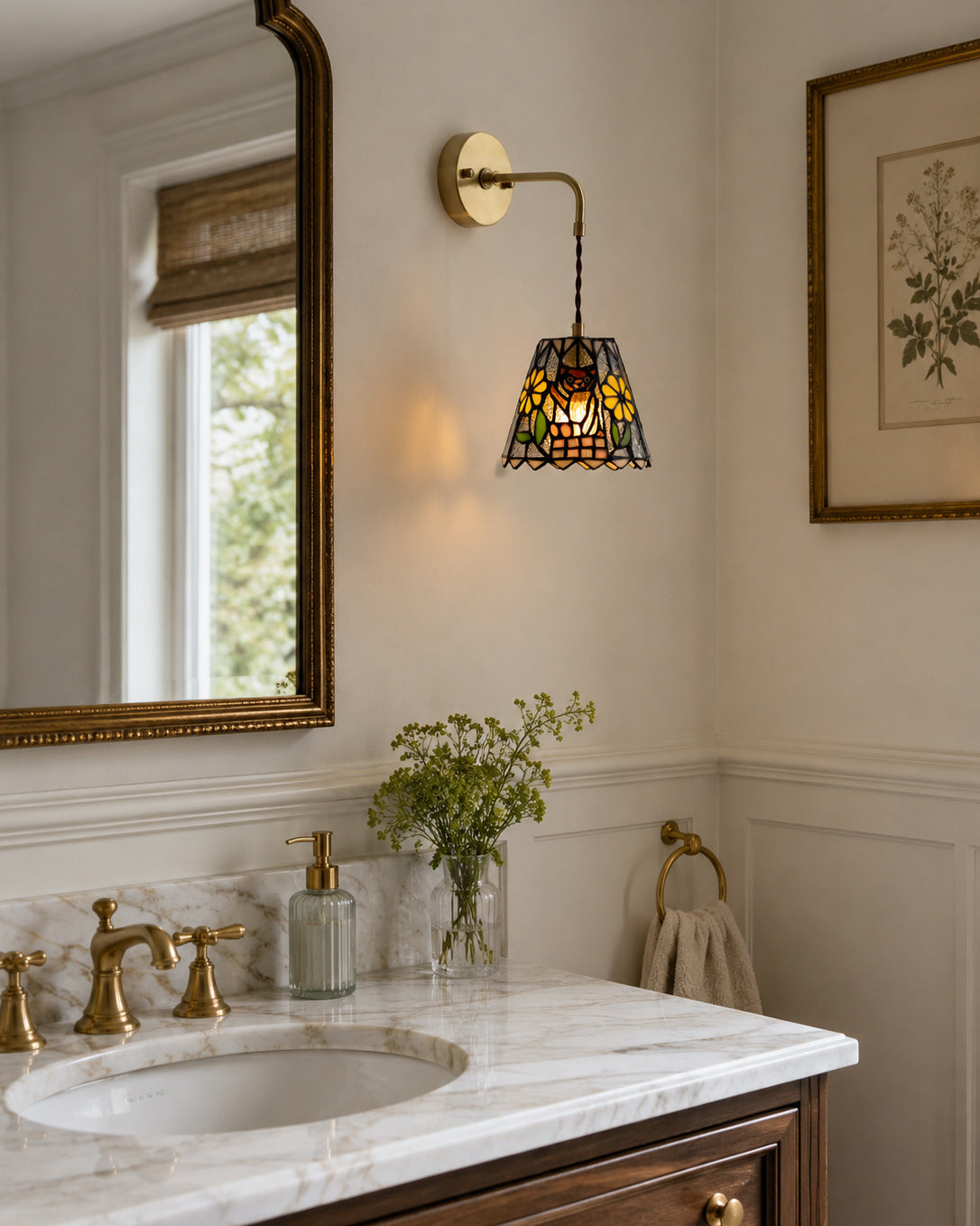 Barnaby Glass Wall Sconce — product view 6