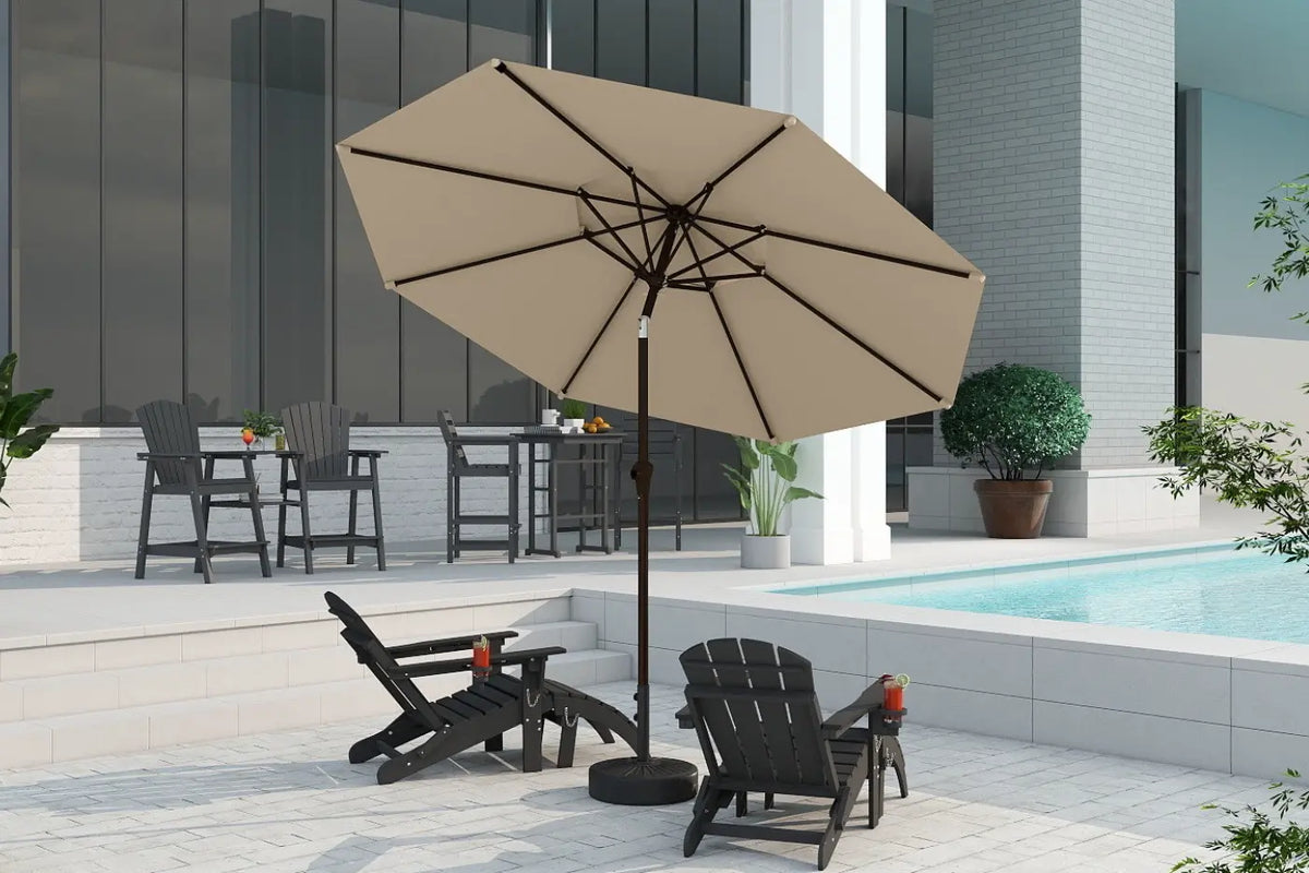 9FT Auto‑Tilt Patio Umbrella — product view 2