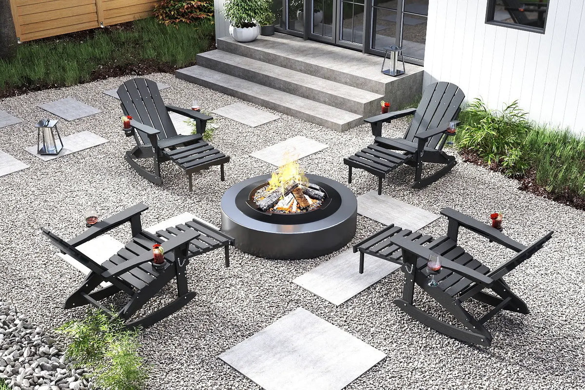 Multifunctional Adirondack Rocking Chair — product view 6