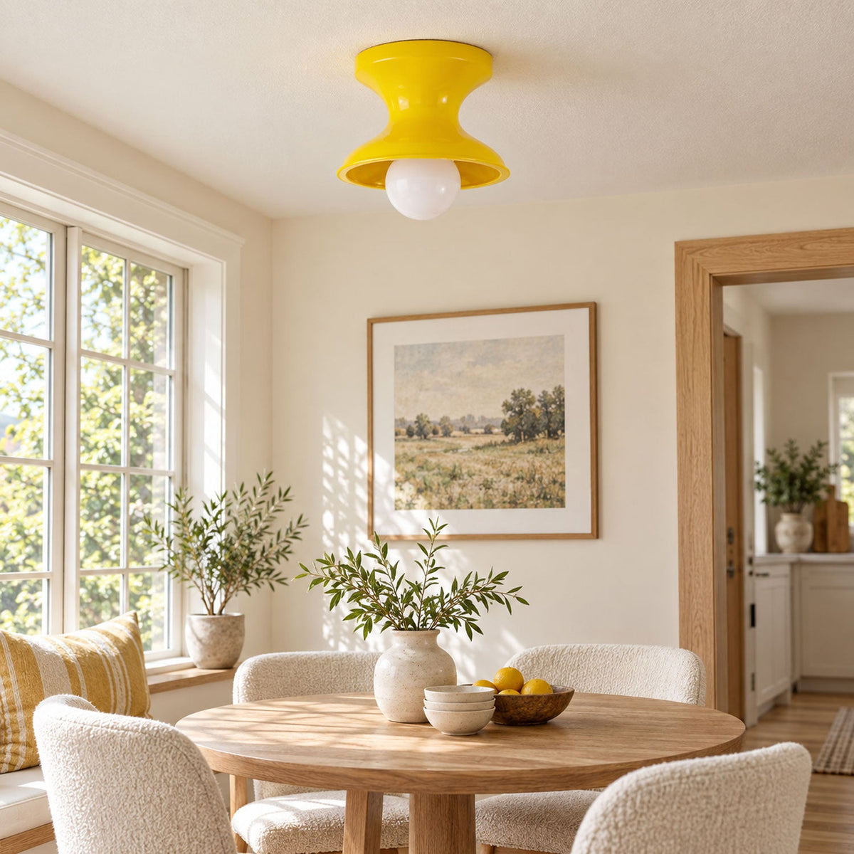 Bobbin Resin Flush Mount Light — product view 6