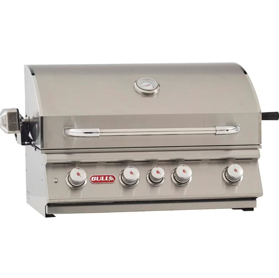 Bull Angus 30-Inch 4-Burner Built-In Natural Gas/Propane Grill With Rotisserie - 47629 or 47628