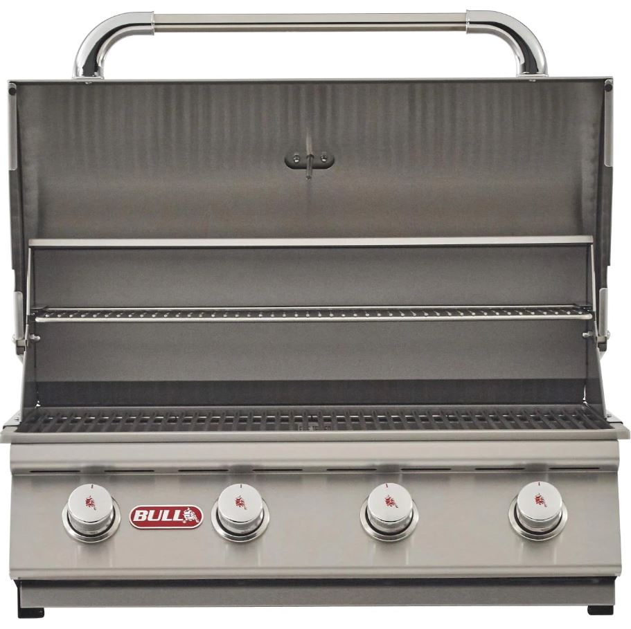 Bull Outlaw - 30-Inch 4-Burner Built-In Natural Gas/Propane Grill - 26039 or 26038