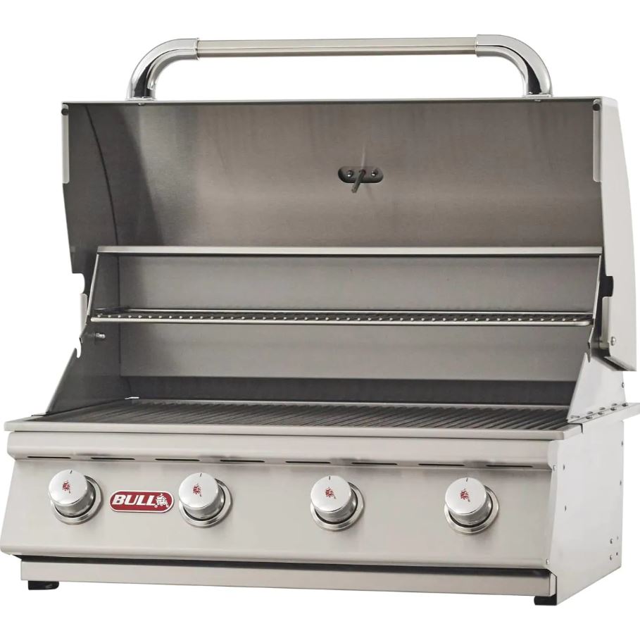 Bull Outlaw - 30-Inch 4-Burner Built-In Natural Gas/Propane Grill - 26039 or 26038