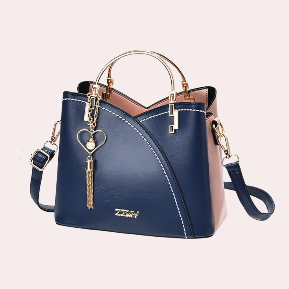 LoungeYard | Vero – Elegant Leather Handbag with Multiple Compartments | Stylish Shoulder & Crossbody Bag — product view 7