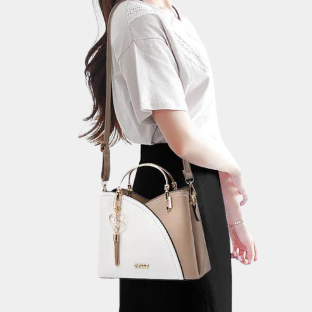 LoungeYard | Vero – Elegant Leather Handbag with Multiple Compartments | Stylish Shoulder & Crossbody Bag — product view 2