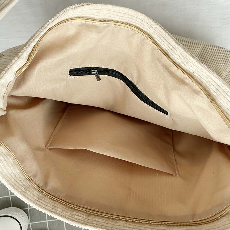LoungeYard | Cord Crossbody Bag – Stylish & Durable Canvas Shoulder Bag for Everyday Use — product view 2