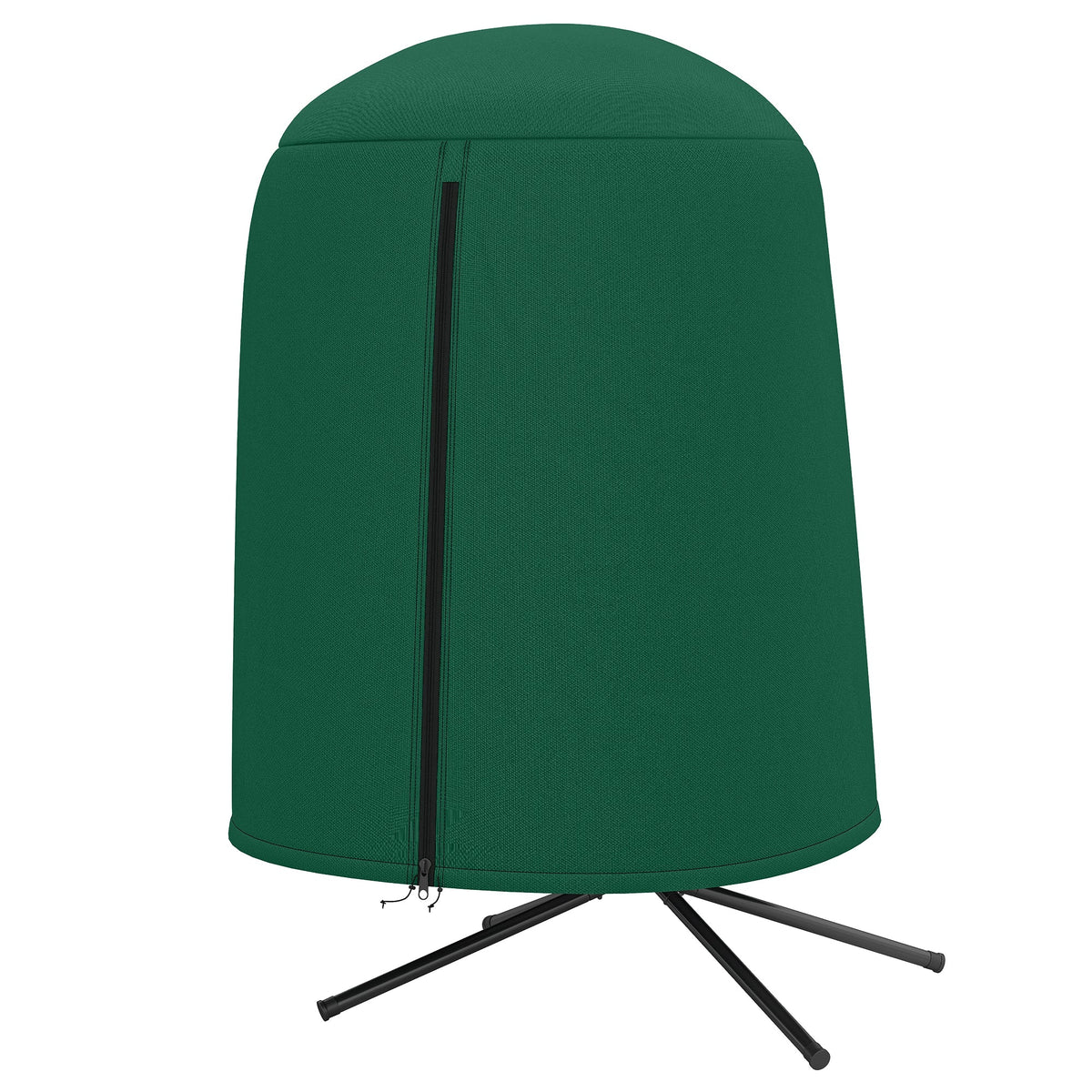 Hanging Egg Chair Cover with Zipper, 420D Oxford for 128 x 190H cm Stand, Green — product view 2