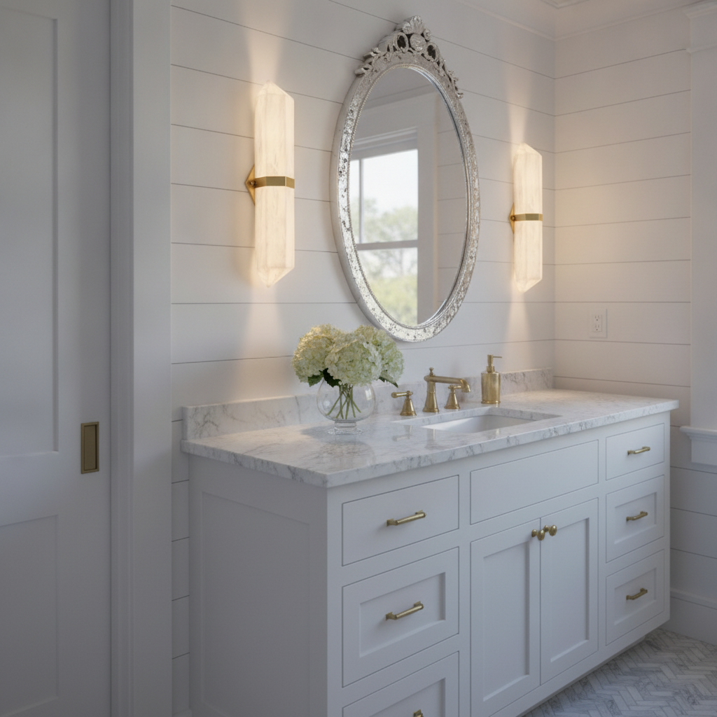 Caelum Alabaster Wall Sconce — product view 7