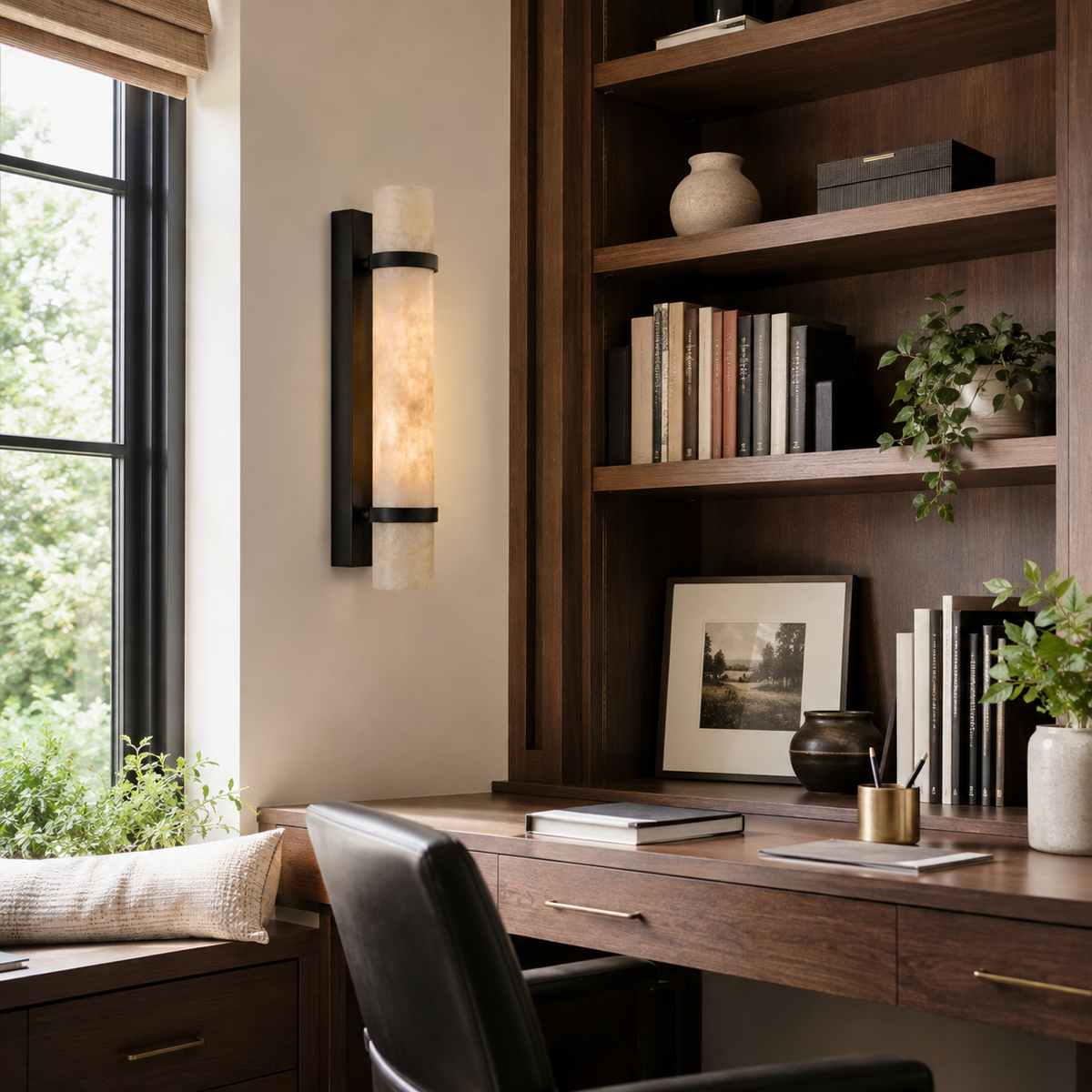 Callan Alabaster Wall Sconce — product view 7