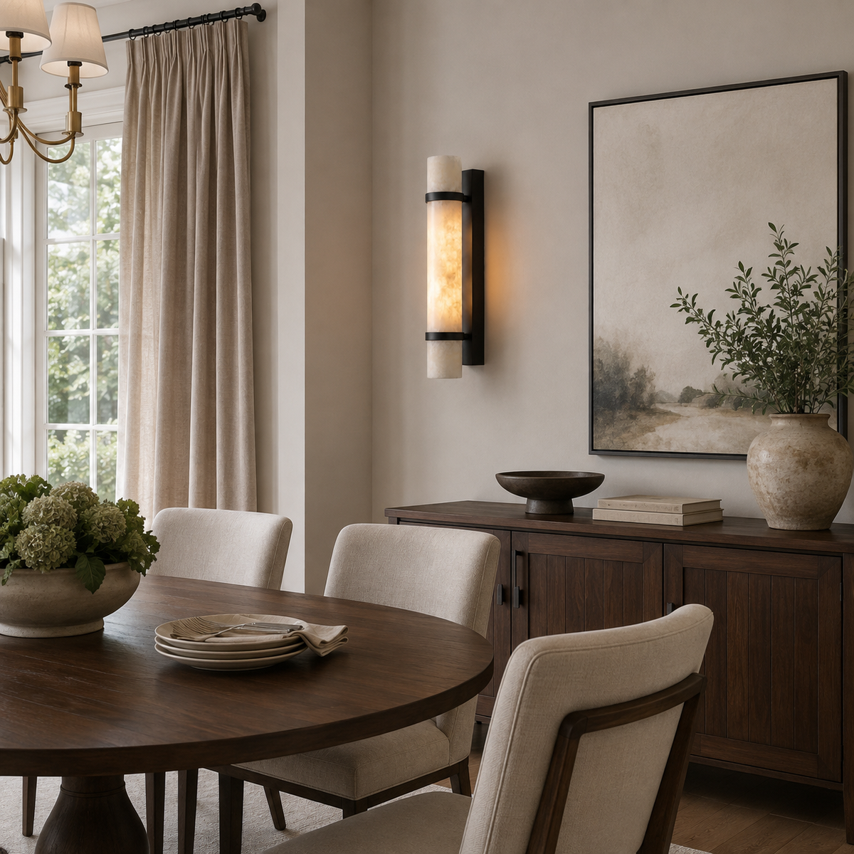 Callan Alabaster Wall Sconce — product view 5